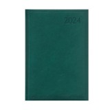 Naptár, tervező, B6, napi, TOPTIMER Traditional, zöld (NKT022Z)