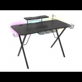 Natec Genesis Holm 300 RGB gaming asztal fekete (NDS-1550) (NDS-1550)