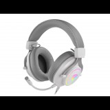 natec Genesis Neon 750 RGB Gaming mikrofonos fejhallgató fehér (NSG-1870) (NSG-1870) - Fejhallgató