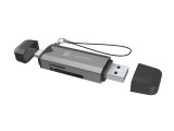 NATEC NCZ-2262 kártyaolvasó USB 3.1 Belső Fekete, Sötétszürke