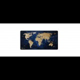 Natec World Deep Egérpad 800 x 400mm - Kék mintás (NPO-2243)