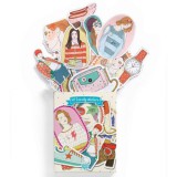 Nathalie divatbemutató - Matrica szett 50 db - Nathalie (50) - Djeco