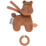 Nattou felhúzós zenélő játék plüss kicsi Susie and Bonnie Susie, a víziló - barna