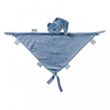 NATTOU Maxi mazlíček medvídek Lapidou 100% recycled dark blue 65cmx40cm