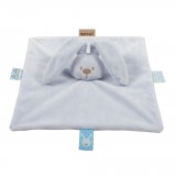 Nattou plüss szundikendő Lapidou - Nyúl kék