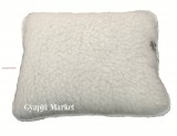Natúr bárány merino gyapjú kispárna 40*50 cm (450 gr)