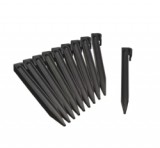 NATURE leszúró tüske ágyásszegély fekete, 10db (6040638)