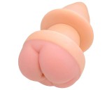 Nature Skin - anál plug és péniszköpeny (natúr)