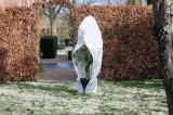 NATURE Téli takaró fólia zipzárral fehér 200cmx2,5m