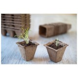 NATURE Tőzeg cserép - 6x6x6cm - 16 db