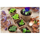 NATURE Tőzeg cserép kerek - 6x6cm - 18 db