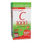 Naturland C-vitamin tabletta 1000mg 40db