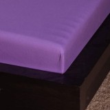 NATURTEX Lila Jersey Gumis Lepedő 90-100x200 cm