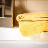 NATURTEX Mustársárga Bambuszos Törölköző 70x140 cm