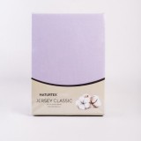 NATURTEX Orchidea Lila Jersey Gumis Lepedő 140-160x200 cm