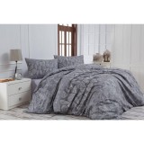 NATURTEX Renforcé Grey Forest 2 részes Ágynemű-garnitúra 140x200+50x70 cm