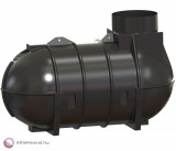 NAUTILUS Ozeanis 2100 literes esővíztartály furatok nélkül