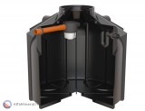 Nautilus Wassersysteme GmbH & Co. KG Globo-Line XL 6400 literes esővízgyűjtő tartály előszerelt szűrővel, túlfolyóval
