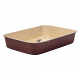 Nava 10-103-171 Terrestrial tapadásmentes kerámia bevonatú sütőtál, 40x28 cm