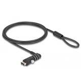 Navilock Laptop biztonsági kábel A-típusú USB csatlakozó felülethez kombinált zárral