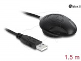 Navilock NL-802U EVA-M8Q USB 2.0 Multi GNSS-vevőegység, u-blox 8, 1,5 m
