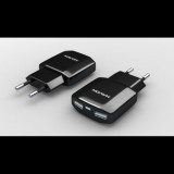 Navon UC20 3.1A Dual USB hálózati töltő fekete (NAVTUSBTRA3.1) - Töltők