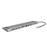 NB Acc Logilink Docking USB-C 11-port PD Silver (UA0373)