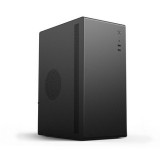 NBase N3 SPACE mATX számítógépház fekete táp nélk.