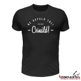 Ne agyald túl! Csak csináld! (fekete póló)