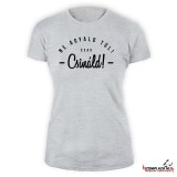 Ne agyald túl! Csak csináld! (szürke női póló)