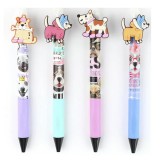 Nebulo: Darling Dogs kutya mintás radírozható nyomógombos zselés toll több változatban 1db