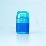 Nebulo dupla tartályos vegyes színű hegyező és radír (R+HKT-1)