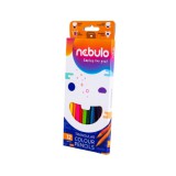 Nebulo: Háromszög alakú 12db-os színes ceruza szett