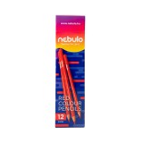 Nebulo: Piros háromszögletű színes ceruza 1db