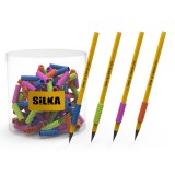 Nebulo: Szilikon spirál ceruzafogó többféle színben 1db