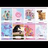 Nebulo Színes mintás 32 lapos A5 Vonalas füzet - Többféle (CM-A5)