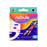 Nebulo: Színes zsírkréta szett 12db-os