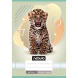 Nebulo: Tűzött 3. osztályos vonalas füzet A5-ös 12-32 Állatos - Leopárdos
