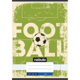 Nebulo: Tűzött sima füzet A5-ös 20-32 Vagány mintás - Football
