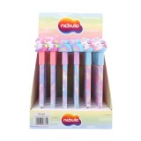 Nebulo: Unikornisos kupakos radírozható zseléstoll többféle 1db