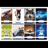 Nebulo Vagány mintás 32 lapos A5 sima füzet - Többféle (VM-A5)