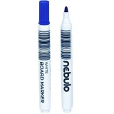 Nebulo: WhiteBoard marker kúpos hegyű táblafilc kék színben