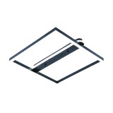 Nedes LED DESIGN MENNYEZETI LÁMPA fekete 60W távirányítóval, smart alkalmazással