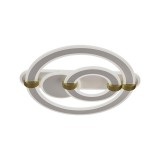 Nedes LED DESIGN MENNYEZETI LÁMPA+VEZÉRLÉS 120W