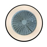 Nedes LED MENNYEZETI LÁMPA OPÁL+VENTILÁTOR +TÁVVEZÉRLŐ 48W