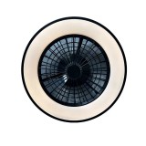 Nedes LED MENNYEZETI LÁMPA OPÁL+VENTILÁTOR +TÁVVEZÉRLŐ 48W