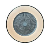 Nedes LED MENNYEZETI LÁMPA+VENTILÁTOR+TÁVVEZÉRLŐ 72W