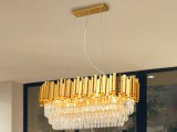 Nedes PLAZA LED DESIGN KRISTÁLYCSILLÁR FÜGGŐLÁMPA 10x40W