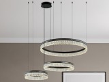 Nedes THALIA LED DESIGN KRISTÁLYCSILLÁR FÜGGŐLÁMPA+vezérlés 120W