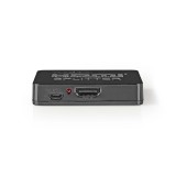 Nedis 2 Portos HDMI Elosztó Fekete (1 PC - 2 Kijelző) (VSPL34002BK)